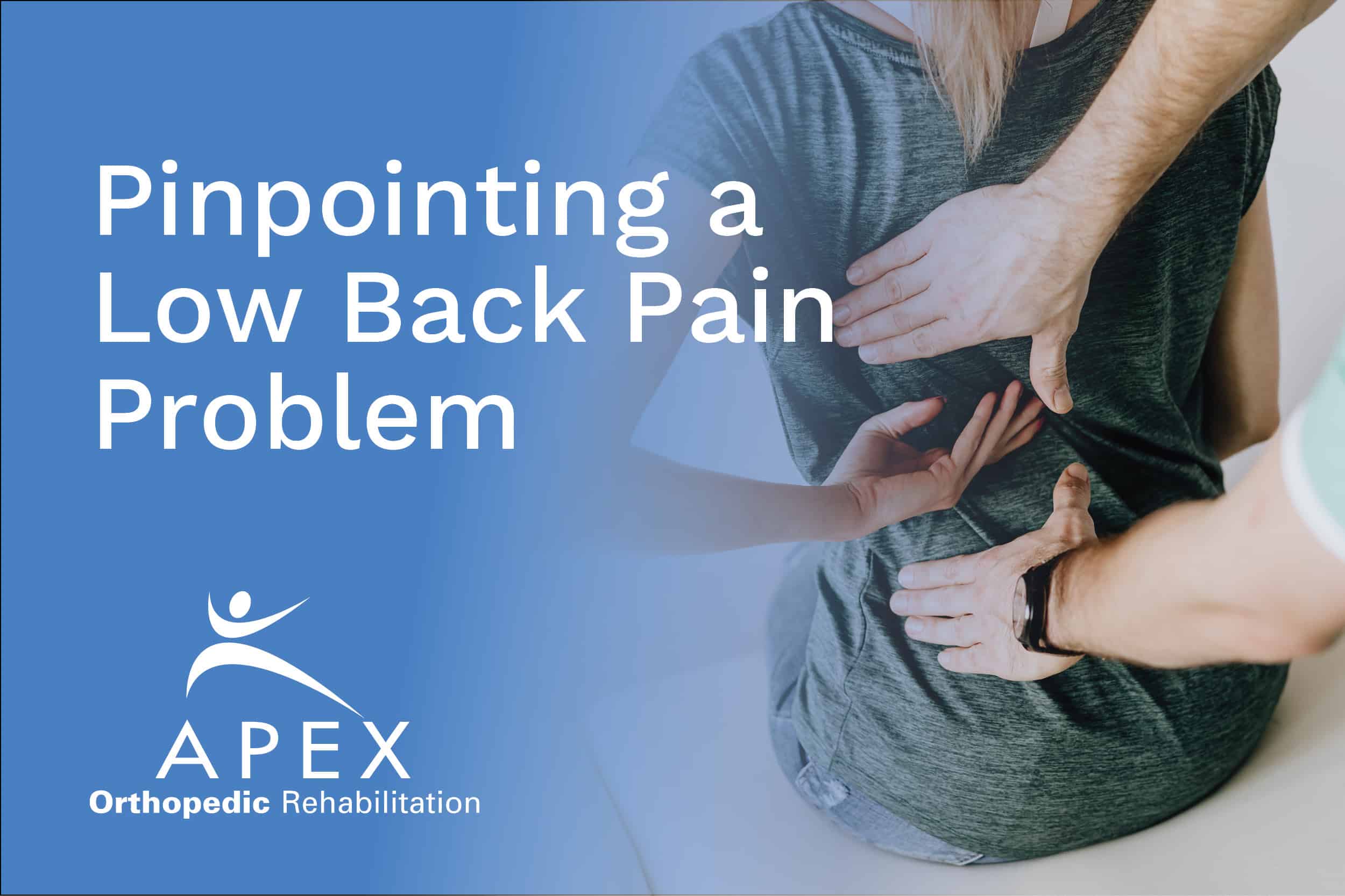 Pinpointing a Low Back Pain Problem