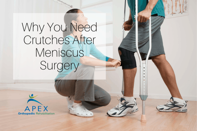 Why You Need Crutches After Meniscus Surgery Apex Orthopedic